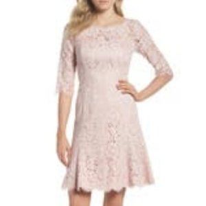 Eliza J lace dress, size 4, pink